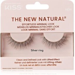 Kiss The New Natural Effortless Minimal Look faux-cils Silver Ring 1 paire