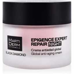 MartiDerm Black Diamond Epigence Expert Repair Night crème de nuit anti-rides rechargeable 50 ml