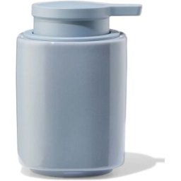 HEMA Distributeur De Savon 13 Cm Céramique Bleue (bleu)