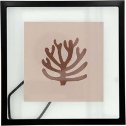 HEMA Cadre Photo 15x15cm Métal Noir Flottant (noir)