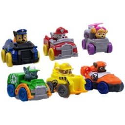 Spin Master Pack De 6 Figurines Pat Patrouille - Racers Pup Squad