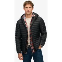 Superdry Homme Veste à Capuche Fuji Lite Black Taille: XL