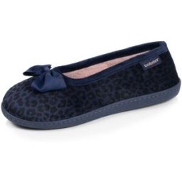 Isotoner - Chaussons Ballerines Femme Léopard Marine léopard marine 36 Femme