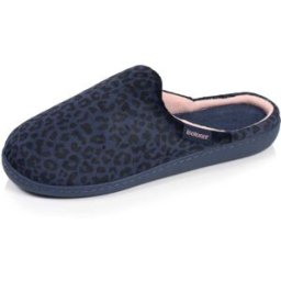Isotoner - Chaussons Mules Femme Léopard Marine léopard marine 41 Femme
