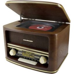 soundmaster NR961 Radio de table DAB+, FM AUX, USB, CD, Bluetooth avec télécommande marron