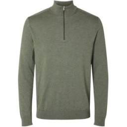Selected Pull à Demi-zip Berg Kalamata / Detail Melange 2XL Homme