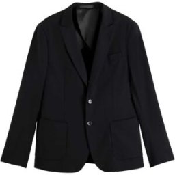 Scotch & Soda Blazer Core Unconstructed Peak Lapel Black 2XL Homme