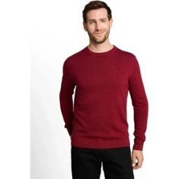 Tom Tailor Pull 1039805 Basic Carlet Red Melange 2XL Homme