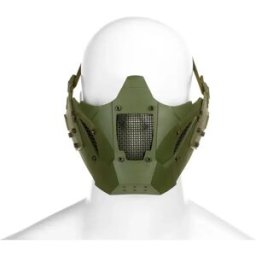 Pirate Arms Masque Facial Warrior Steel Half OD One Size unisex