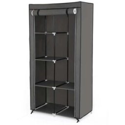 SONGMICS Armoire de rangement modulable, Gris