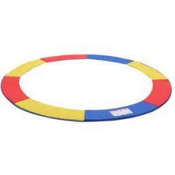 SONGMICS Coussin de protection de trampoline anti-UV, Trois Couleurs / Ø 244 cm