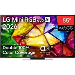 Lg Tv 55mrgb87b3b 55´´ 4k Mini Led Black One Size unisex