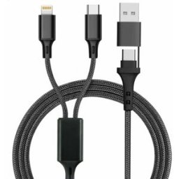 Connectique data AKASHI ALT4N1GFBLK