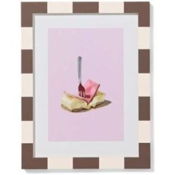 HEMA Cadre Photo 15x20 Cm Bois Rayures (marron foncé)