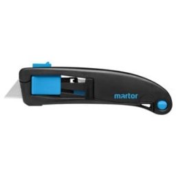 Couteau de sécurité Martor Secupro Maxisafe avec lame trapézoïdale et glissière sur trois côtés (10139910.02)