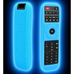 INF Housse de protection en silicone pour télécommande Super Box S5 PRO - Antidérapante, antichoc, résistante aux rayures, Bleu