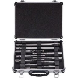 Bosch Accesorios Jeu De Forets Et Burins Sds-plus Pour Marteau Perforateur 11 Unités Grey One Size