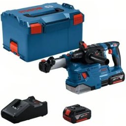 Bosch Professional Perceuse à Percussion Gbh18v-22+gde18v-12+2x4ah+gal18v+l-b Blue / Black One Size