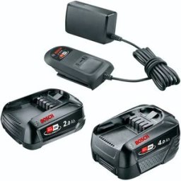 Bosch Chargeur Et Batterie 18 V 2ah + 4ah + Al18v-20 Black / Red One Size