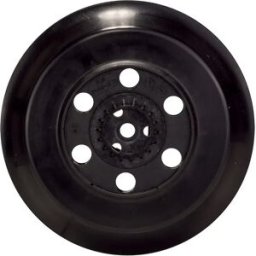 Bosch Accesorios Plateau En Caoutchouc Excentrique Pex Semi-hard 115 Mm Black One Size