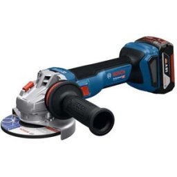 Bosch Professional Meuleuse D´angle Gws 18v-11 S + 2 Bat 5.0ah + L-boxx 125 Mm Blue / Black One Size