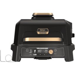 Barbecue électrique et fumoir Ninja Woodfire Pro Connect XL avec housse - Noir et Or Noir/Or OG901EUBK1 par SharkNinja