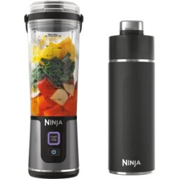 Blender portable sans fil Ninja Blast et Gourde isotherme Ninja Thirsti BC151EUBK par SharkNinja