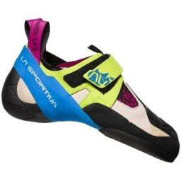 La Sportiva - Chaussons d'escalade - Skwama W Apple Green/Cobalt Blue pour Femme - Taille 36 - Blanc