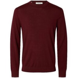 Selected Pull SLHTRAY rouge foncé M