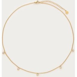 Collier à cinq strass My Jewellery Argenté/Doré S femme