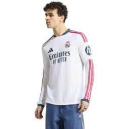 Adidas T-shirt à Manches Longues Domicile Real Madrid 26/27 Jersey White 3XL Homme