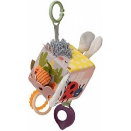 Taf Toys Activity Cube Urban Garden jouet contrasté à suspendre avec anneau de dentition 1 pcs