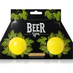 Bohemia Gifts Beer Spa boules de bain effervescentes 2x100 g