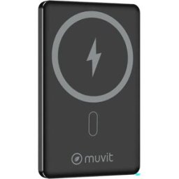 Muvit Batterie Externe 5000mah Mcchp0009 20w Wireless Includes Usb Type-c Cable Black One Size unisex