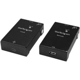 Startech Câble Usb Extensor 2.0 Cat5 50 M Black One Size unisex