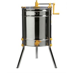 Quarti - Fabriquant Italien de Matériel Apicole Extracteur 9 1/2 radiaire ou 3 cadres Dadant avec grilles évacuation totale