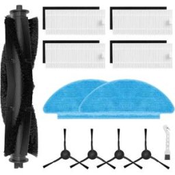 INF Kit de remplacement pour aspirateur robot compatible avec Tikom L9000/L8000/L8000 Pro, Lubluelu SL60D, Laresar L6 Nex et