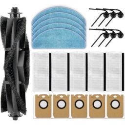 INF Kit de rechange aspirateur robot - Brosse principale multicolore, brosses latérales, filtres, sacs et chiffons, compatible