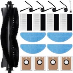INF Kit de remplacement pour aspirateur robot compatible avec Tikom L8000 Plus - Ensemble complet avec brosse principale,