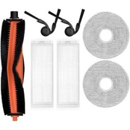 INF Kit de remplacement pour aspirateur robot compatible avec Xiaomi Mijia S40 Pro - brosse principale, brosses latérales,