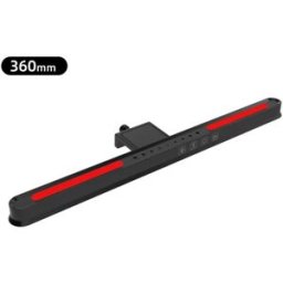 INF Barre lumineuse clip 36cm pour écran et ordinateur portable - LED plein spectre, design asymétrique 45°, anti-reflets,