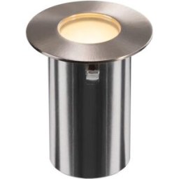 SLV TRAIL-LITE® 60, Single, Luminaire encastré de sol, 3000K, IP67, rond, inox / aluminium - Luminaire encastrable au sol