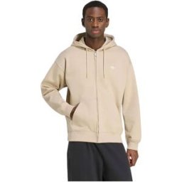Adidas Originals Sweat-shirt à Zip Trefoil Essentials Loose Khaki Three M Homme