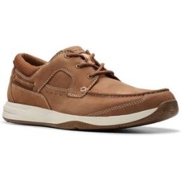 Clarks Shoes Chaussures Bateau Sailview Lace Light Tan Nubuck EU 44 Homme