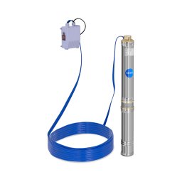 Pompe immergée - 95 mm / 3,75'' - 6000 l/h - 750 W - 20 m de câble / 72 m de hauteur d'élévation - Inox
