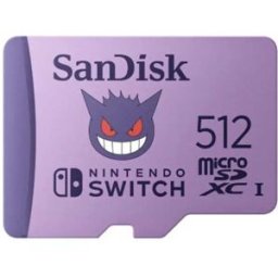 SanDisk Carte Sd Gengar 512 Go Pokémon Purple One Size unisex