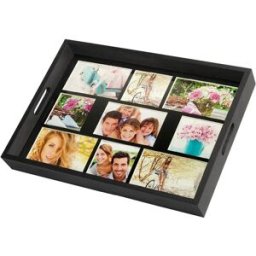 Zep Plateau Photo Noir Bois Fototablett 9 Images W002 43x35 Cm Black One Size unisex