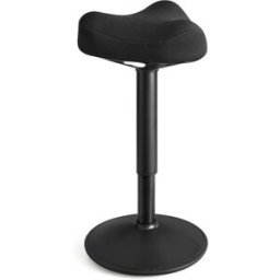 SONGMICS Tabouret dynamique réglable bascule à 360°, Noir