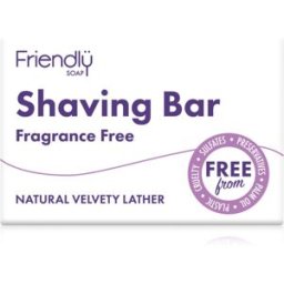 Friendly Soap Shaving Bar Fragrance Free savon naturel rasage sans parfum 95 g