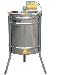 Quarti - Fabriquant Italien de Matériel Apicole Extracteur 9 1/2 radiaire ou 3 cadres Dadant électrique avec grilles évacuation totale